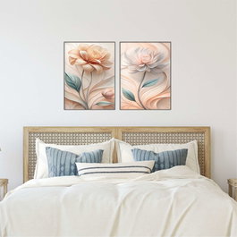 Wallity Pintura Decorativa MDF 40 x 60 cm (2 Piezas)